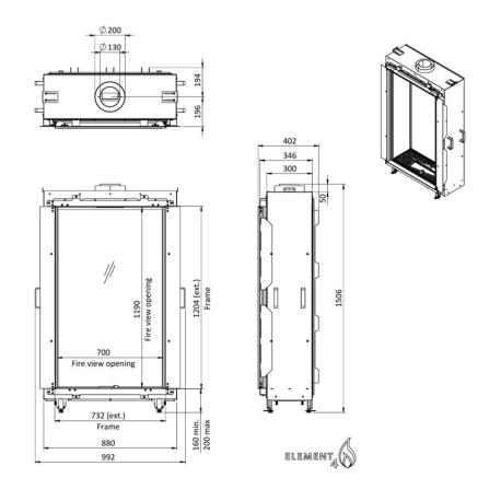 Sky Medium Front Outdoor